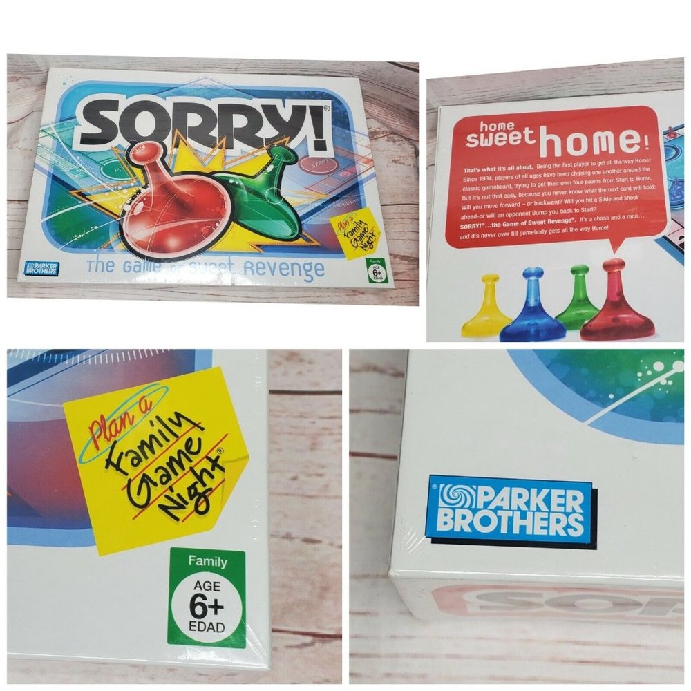 Sorry! The Game of Sweet Revenge/ Hasbro 2005 Version. New Sealed!